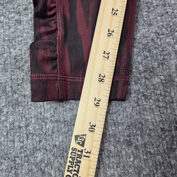 Lululemon Speed Tight IV Leggings Womens 4 Painted Animal Bordeaux Black Running - Picture 7 of 13